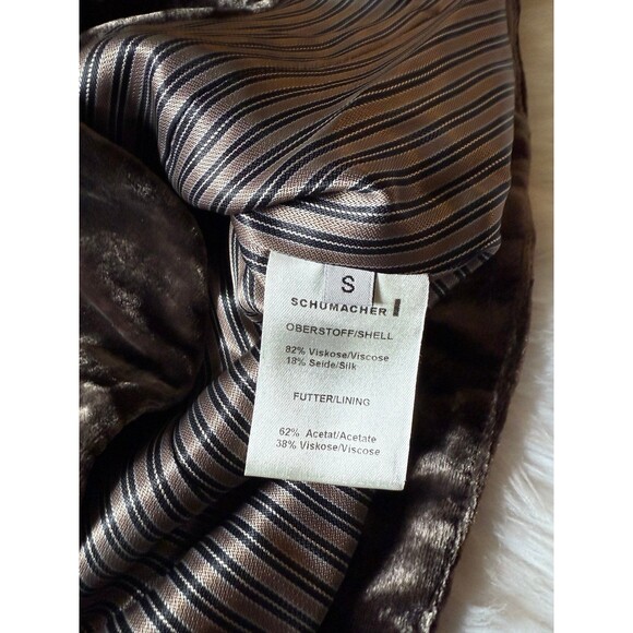 Schumacher velvet blazer - Picture 6 of 9